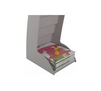 Paperflow Présentoir Courbo monobloc 8 compartiments Gris