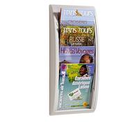 Paperflow Porte-brochures mural Quick Fit 4061.02 A4 Gris