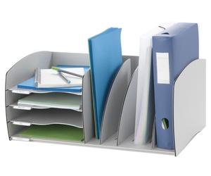 PAPERFLOW Système de classement S 4 compartiments gris