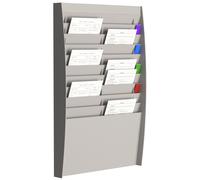 PAPERFLOW Trieur mural vertical 20 cases (2x10) A4 - Gris