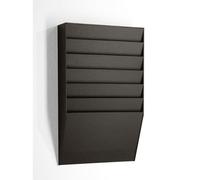 Paperflow - Wand-sortiertafel H 6f A4h1x6.01 Din A4 Schwarz