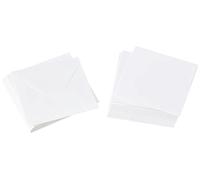 Papermania 3 x 3 Cartes/Enveloppes (20PK 300Gsm) - Blanc