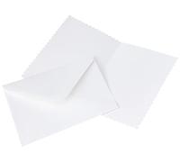 Papermania 5 x 7 Cartes/Enveloppes Festonnées (12PK 300Gsm) - Blanc