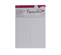 Papermania 5 x 7 Cartes/Enveloppes Pliantes (10PK 300Gsm) - Blanc