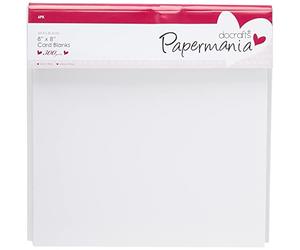 Papermania 8 x 8 Cartes/Enveloppes (6PK 300Gsm) - Blanc