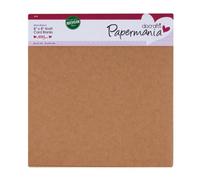Papermania Cartes/Enveloppes 8 x 8 (6PK, 300Gsm) - Kraft Recyclé