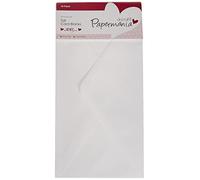 Papermania Cartes Grandes/Enveloppes (10PK 300Gsm) - Blanc