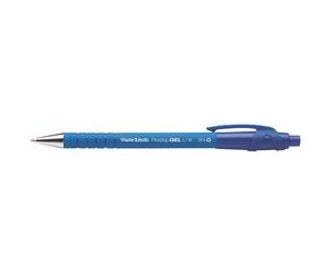 Papermate lexGrip Gel Stylos rétractables à encre gel Moyen Bleu 12 pièces