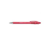 Papermate Stylo À Bille Pointe Moyenne Rétractable Encre Rouge Corps Caoutchouc Flexgrip