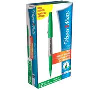 Papermate Stylo feutre Flair pointe ultra fine Vert Lot de 12
