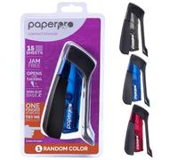PaperPro Injoy 20 un moindre effort Compact agrafeuse avec ôte-agrafe intégré, 20 feuilles, Rouge/Gray (1511) coloris assortis