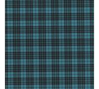 Papertree 50*70 100g Tartan Bleu/Noir - Lot De 10 Feuilles
