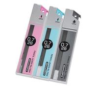 Papeterie 7004 mines de crayon Premium Anti-fissuration 0.7mm 2B recharge de crayon mécanique fournitures de bureau scolaireDurable et attrayant.