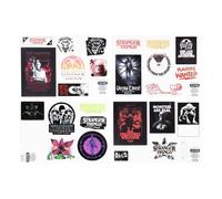 Paladone Lot de 4 dessous de verre Stranger Things 5 Wsqk en PVC lisse multicolore