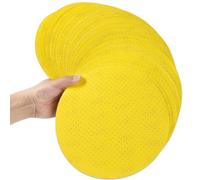 Papier abrasif 225 mm avec système de fixation velcro, 25 pièces, grain 150, pour ponceuses à plaques de plâtre et ponceuses de sol