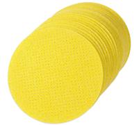 Papier abrasif 225 mm avec système de fixation velcro, 25 pièces, grain 40, perforé, pour ponceuses à plaques de plâtre et ponceuses de sol, qualité P40