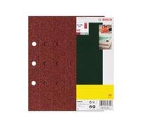 Papier abrasif - BOSCH - 25 pièces - Grain 240 - 230 mm x 93 mm - Ponceuse vibrante perforé