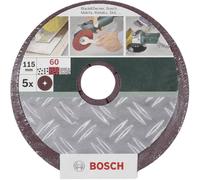 Papier abrasif pour plateau de ponçage Bosch Accessories 2609256253 Grain 100 (Ø) 125 mm 5 pc(s)