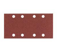 Papier abrasif pour ponceuse vibrante avec bande auto-agrippante, perforé Bosch Accessories 2608605304 Grain 80 (L x l) 185 mm