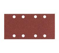 Papier abrasif pour ponceuse vibrante avec bande auto-agrippante, perforé Bosch Accessories 2608605302 Grain 40 (L x l) 185 mm