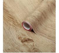 Papier adhésif effet bois chêne 60cm x 5m autocollant vinyle pour cuisine porte table