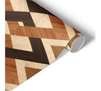Papier adhésif Modernité brune 65x130 Film meuble marron vinyle décoratif mat décoration sobre et élégante pour bureau et étagère