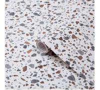 papier adhésif pour meuble effet pierre Terrazzo -- pour cuisine, porte, table - décoration revêtement peint stickers collant - 60