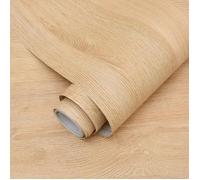 Papier Adhesif pour Meubles Bois Noir 40X300 cm Autocollant Mural Vinyle PVC Auto-Adhésif de Cuisine Stickers ,Couleur du bois