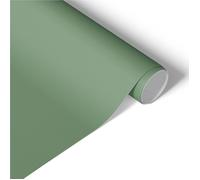 Papier adhésif Vert uni 50x100 Film couleur unie vinyle décoratif meubles mat décoration naturelle et simple pour rénovation meuble