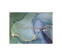 Papier Aquarelle 16K, 20 Feuilles Faciles à Déchirer, Papier Durable Sans Décoloration - Haute Qualité, Double Face Texture, Idéal pour Artistes et Étudiants (PWR3002016K gros grains)