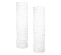 Papier Blanc Abat-jour pour Lampadaire 2 Pièces Moderne | Installation Facile, Entretien Simple, Style Élégant, pour Salon et Salle D’étude, Remplacement Rapide