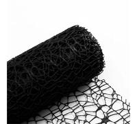 Papier Cadeau 1Pcs Color Mesh Bouquet Wrapping Paper DIY Handmade Scrapbook Decorative Wedding Birthday Party Supplies Craft Decor Packaging(Black)