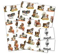 Papier cadeau cheval et poney par Thelwell