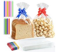 Papier Cadeau Transparent Emballage Sachet Bonbon en Cellophane Sachets