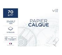 Papier calque 1er prix 21x29,7cm 70g pochette 12 feuilles