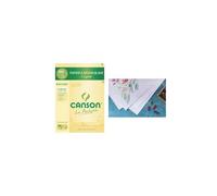 CANSON "C" à Grain - Pochette 10 feuilles de papier dessin blanc A3 - 180g/m²