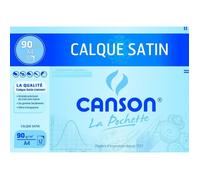 Papier Calque Uni 90g A4 Canson - Pochette De 12