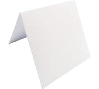 Papier cartonné blanc double épaisseur 300 g/m², 50 feuilles, 155 x 155 cm, carré, pour cartes d'anniversaire
