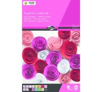 PAPIER COULEUR RECY loc de 30 feuilles 120g/m2 au format 21x29,7cm - Assortiment