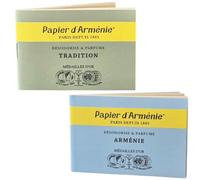 Papier d'Arménie - Lot de 2 carnets (1 Tradition + 1 Arménie) | Encens en papier aux arômes naturels et floraux | Papier d'Arménie Tradition Médailles D'Or
