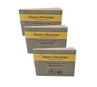 Papier d'Arménie - Papier parfumé traditionnel pour purifier l'environnement - Lot de 3 cahiers depuis 1885