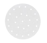 Papier de Cuisson Cikonielf, 100 Pièces Absorbant L'huile, Rond 18cm, Silicone Résistant aux Hautes Températures, Pour Friteuse, Poêle à Frire, Cuisson au Four, Barbecue, Vapeur