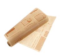 Papier de cuisson sulfurisé 30 CM rouleau 8 m brun | 1 rouleau en papier, usage four et friteuse à air, pour sandwichs et hot-dogs, boutiques de snacks et boulangeries