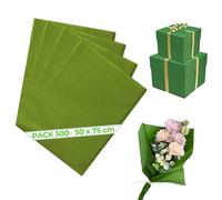 Papier de soie Vert Olive (Pack 500) 50x75 cm