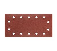 Papier de verre auto-agrippant 115 x 230 mm, grain K80, lot de 5, avec trous