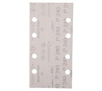 Papier de verre pour ponceuse orbitale Makita E-19691; 93x185 mm; P240; 10 unités
