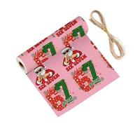 Papier d'emballage de Noël - Décorations festives à motif saisonnier 67, 90 x 50 cm, papier d'emballage festif - Pour adultes, , fêtes, réunions de famille, célébration saisonnière