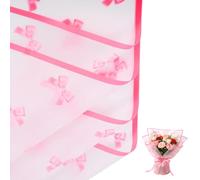 Papier Emballage Fleur, Lot de 20 Feuilles Papier Bouquet, pour Mariage