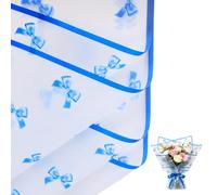Papier Emballage Fleur, Lot de 20 Feuilles Papier Bouquet, pour Mariage