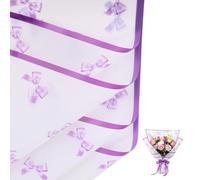Papier Emballage Fleur, Lot de 20 Feuilles Papier Bouquet, pour Mariage